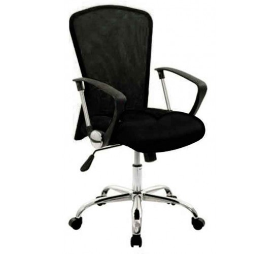 Velco Pro Systems ΚΑΡΕΚΛΑ ΓΡΑΦΕΙΟΥ ΜΑΥΡΗ- ΔΙΑΣΤΑΣΕΙΣ: 57x50x90/100cm