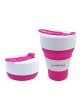CAMPCOOL ΚΟΥΠΑ ΣΙΛΙΚΟΝΗΣ 475ml ΜΕ ΚΑΛΑΜΑΚΙ ΣΙΛΙΚΟΝΗΣ ΠΤΥΣΣΟΜΕΝΗ - ΔΙΑΦΟΡΑ ΧΡΩΜΑΤΑ
