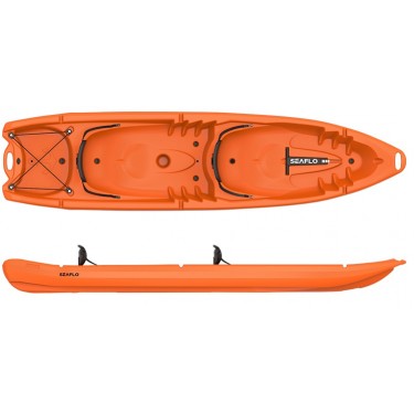 SEAFLO ΚΑΥΑΚ L340,5xW84xD29cm 2 ΘΕΣΕΩΝ ΠΟΡΤΟΚΑΛΙ