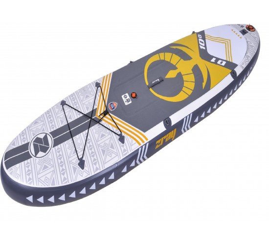 zray ΣΑΝΙΔΑ SUP D1 ΓΚΡΙ 305x81x15cm ΜΕ ΜΟΝΟ ΠΤΕΡΥΓΙΟ