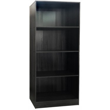 ΡΑΦΙΕΡΑ - ΒΙΒΛΙΟΘΗΚΗ  73x24x170 εκ  ΓΚΡΙ ΟΞΙΑ