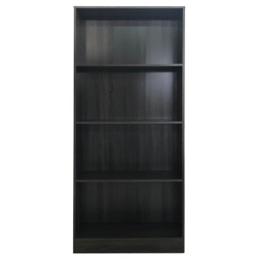 ΡΑΦΙΕΡΑ - ΒΙΒΛΙΟΘΗΚΗ  73x24x170 εκ  ΓΚΡΙ ΟΞΙΑ