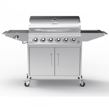 Campfire ΨΗΣΤΑΡΙΑ ΜΕ 6 ΚΑΥΣΤΗΡΕΣ & EXTRA ΕΣΤΙΑ- INOX