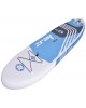 zray ΣΑΝΙΔΑ SUP Χ2 ΛΕΥΚΗ -ΓΑΛΑΖΙΟ 330x81x15cm ΜΕ ΜΟΝΟ ΠΤΕΡΥΓΙΟ