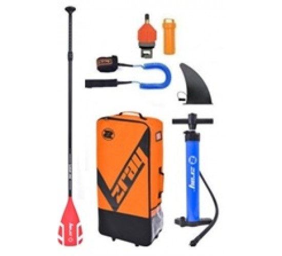zray ΣΑΝΙΔΑ SUP F2 ΚΟΚΚΙΝΗ 335x84x15εκ ΜΕ ΤΡΙΑ ΠΤΕΡΥΓΙΑ (2 ΣΤΑΘΕΡΑ ΚΑΙ 1 ΑΠΟΣΠΩΜΕΝΟ)