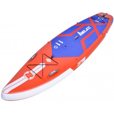 zray ΣΑΝΙΔΑ SUP F2 ΚΟΚΚΙΝΗ 335x84x15εκ ΜΕ ΤΡΙΑ ΠΤΕΡΥΓΙΑ (2 ΣΤΑΘΕΡΑ ΚΑΙ 1 ΑΠΟΣΠΩΜΕΝΟ)