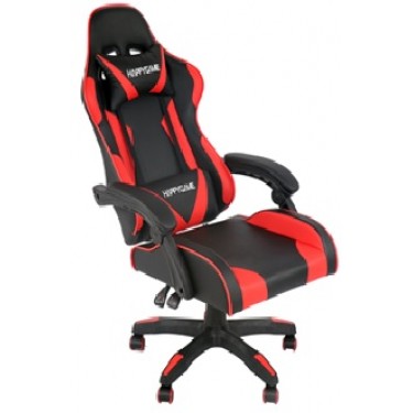 ΚΑΡΕΚΛΑ ΓΡΑΦΕΙΟΥ GAMING -ΜΑΥΡΗ-ΚΟΚΚΙΝΗ- ΕΠΙΦΑΝΕΙΑ PVC