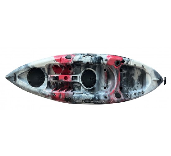 fortis ΚΑΥΑΚ JUNGLE RED  ΜΟΝΟΘΕΣΙΟ L270xW80xD30cm