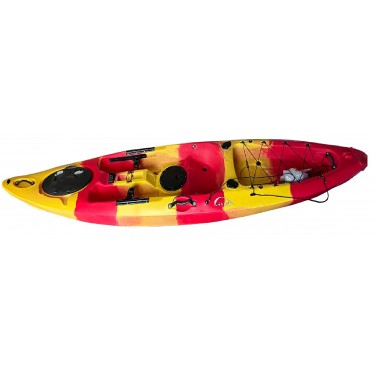 fortis ΚΑΥΑΚ RED-YELLOW  L360xW77xD30cm ΜΟΝΟΘΕΣΙΟ ΜΕ ΠΕΤΑΛΙΕΡΑ