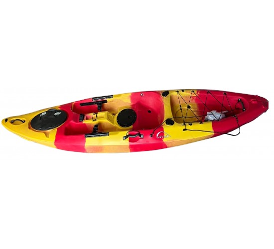 fortis ΚΑΥΑΚ RED-YELLOW  L360xW77xD30cm ΜΟΝΟΘΕΣΙΟ ΜΕ ΠΕΤΑΛΙΕΡΑ
