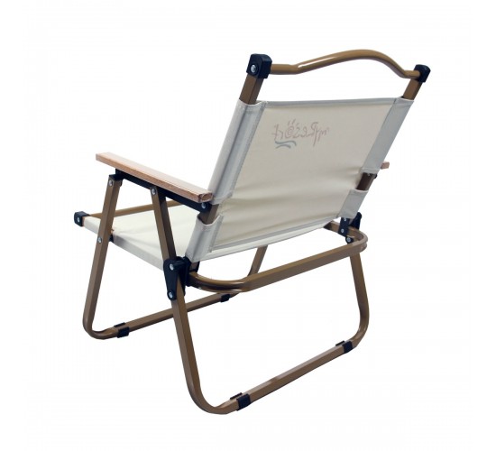 myResort ΚΑΡΕΚΛΑ ΠΑΡΑΛΙΑΣ ΜΕΤΑΛΛΙΚΗ  ΕΚΡΟΥ- OXFORD POLYESTER 600D