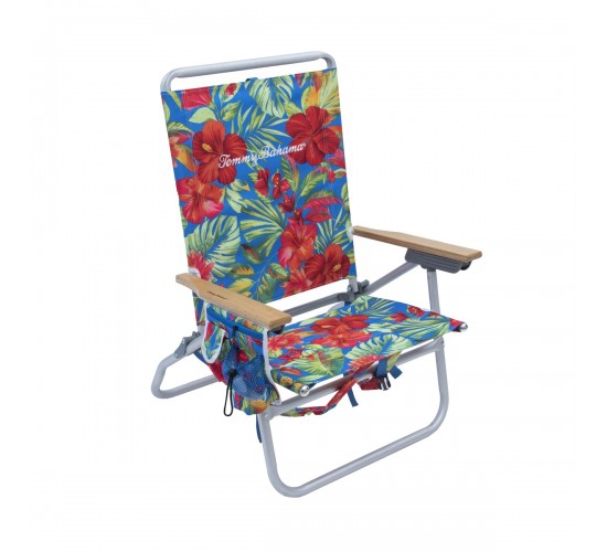 Tommy Bahama ΚΑΡΕΚΛΑ ΠΑΡΑΛΙΑΣ- 32cm ΥΨΟΣ ΚΑΘΙΣΜΑΤΟΣ- ΑΛΟΥΜΙΝΙΟΥ  4 ΘΕΣΕΩΝ ME POLYESTER 600D