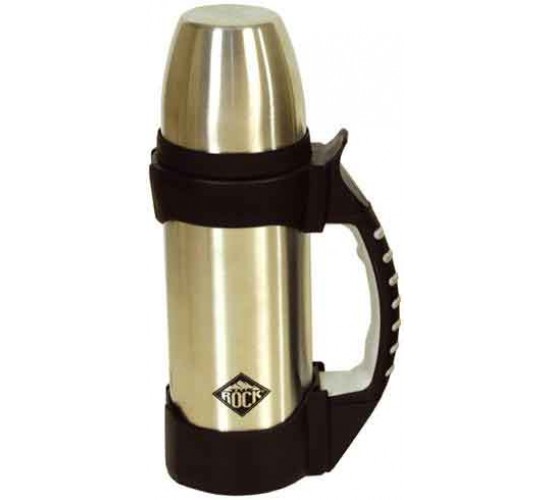 THERMOS ΘΕΡΜΟΣ ΑΝΟΞΕΙΔΩΤΟ ROCK  ΑΝΘΕΚΤΙΚΟ 1 Lt. ΜΕ ΧΕΙΡΟΛΑΒΗ ΜΕΤΑΦΟΡΑΣ