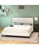 Κρεβάτι Nevil 150x200 PU χρώμα λευκό ματ Υλικό: PU - PLYWOOD - HARDWOOD 006-000001 Κρεβάτι Nevil 150x200 PU χρώμα λευκό ματ Υλικό: PU - PLYWOOD - HARDWOOD 006-000001