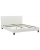 Κρεβάτι Nevil 150x200 PU χρώμα λευκό ματ Υλικό: PU - PLYWOOD - HARDWOOD 006-000001 Κρεβάτι Nevil 150x200 PU χρώμα λευκό ματ Υλικό: PU - PLYWOOD - HARDWOOD 006-000001