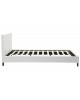Κρεβάτι Nevil 150x200 PU χρώμα λευκό ματ Υλικό: PU - PLYWOOD - HARDWOOD 006-000001 Κρεβάτι Nevil 150x200 PU χρώμα λευκό ματ Υλικό: PU - PLYWOOD - HARDWOOD 006-000001