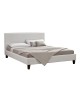 Κρεβάτι Nevil 150x200 PU χρώμα λευκό ματ Υλικό: PU - PLYWOOD - HARDWOOD 006-000001 Κρεβάτι Nevil 150x200 PU χρώμα λευκό ματ Υλικό: PU - PLYWOOD - HARDWOOD 006-000001