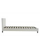 Κρεβάτι Nevil μονό 100x200 PU χρώμα λευκό ματ Υλικό: PU - PLYWOOD - HARDWOOD 006-000012 Κρεβάτι Nevil μονό 100x200 PU χρώμα λευκό ματ Υλικό: PU - PLYWOOD - HARDWOOD 006-000012