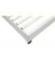 Κρεβάτι Nevil μονό 100x200 PU χρώμα λευκό ματ Υλικό: PU - PLYWOOD - HARDWOOD 006-000012 Κρεβάτι Nevil μονό 100x200 PU χρώμα λευκό ματ Υλικό: PU - PLYWOOD - HARDWOOD 006-000012