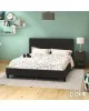 Κρεβάτι Nevil 150x200 PU χρώμα μαύρο ματ Υλικό: PU - PLYWOOD - HARDWOOD 006-000015 Κρεβάτι Nevil 150x200 PU χρώμα μαύρο ματ Υλικό: PU - PLYWOOD - HARDWOOD 006-000015