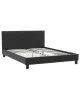Κρεβάτι Nevil 150x200 PU χρώμα μαύρο ματ Υλικό: PU - PLYWOOD - HARDWOOD 006-000015 Κρεβάτι Nevil 150x200 PU χρώμα μαύρο ματ Υλικό: PU - PLYWOOD - HARDWOOD 006-000015