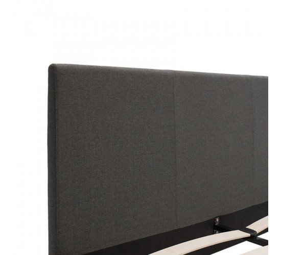 Κρεβάτι Nevil διπλό 150x200 με ύφασμα χρώμα ανθρακί Υλικό: FABRIC 100% POLYESTER - PLYWOOD - HARDWOOD 006-000020 Κρεβάτι Nevil διπλό 150x200 με ύφασμα χρώμα ανθρακί Υλικό: FABRIC 100% POLYESTER - PLYWOOD - HARDWOOD 006-000020