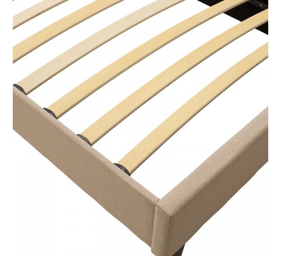 Κρεβάτι Mago μονό ύφασμα εκρού 100x200εκ Υλικό: FABRIC 100% POLYESTER - PLYWOOD - HARDWOOD 006-000035 Κρεβάτι Mago μονό ύφασμα εκρού 100x200εκ Υλικό: FABRIC 100% POLYESTER - PLYWOOD - HARDWOOD 006-000035