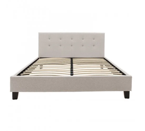 Κρεβάτι Mago ύφασμα εκρού 160x200εκ Υλικό: FABRIC 100% POLYESTER - PLYWOOD - HARDWOOD 006-000041 Κρεβάτι Mago ύφασμα εκρού 160x200εκ Υλικό: FABRIC 100% POLYESTER - PLYWOOD - HARDWOOD 006-000041