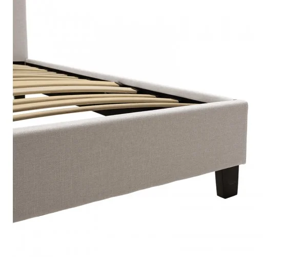 Κρεβάτι Mago ύφασμα εκρού 160x200εκ Υλικό: FABRIC 100% POLYESTER - PLYWOOD - HARDWOOD 006-000041 Κρεβάτι Mago ύφασμα εκρού 160x200εκ Υλικό: FABRIC 100% POLYESTER - PLYWOOD - HARDWOOD 006-000041
