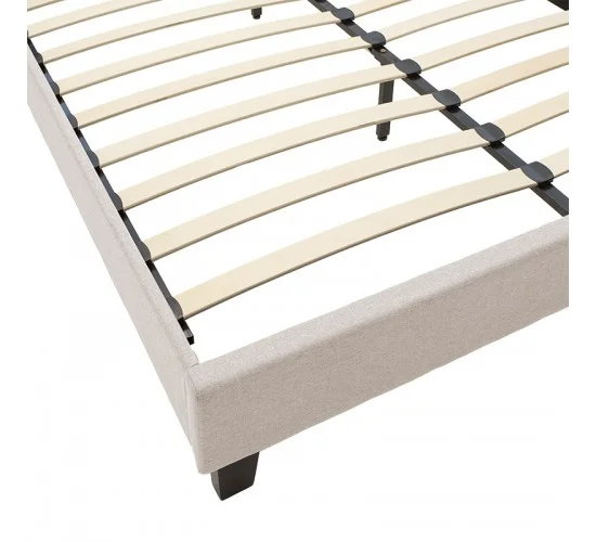 Κρεβάτι Mago ύφασμα εκρού 160x200εκ Υλικό: FABRIC 100% POLYESTER - PLYWOOD - HARDWOOD 006-000041 Κρεβάτι Mago ύφασμα εκρού 160x200εκ Υλικό: FABRIC 100% POLYESTER - PLYWOOD - HARDWOOD 006-000041