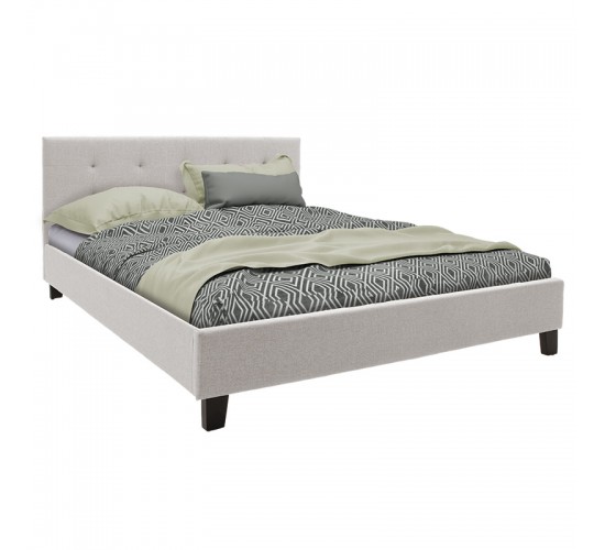Κρεβάτι Mago ύφασμα εκρού 160x200εκ Υλικό: FABRIC 100% POLYESTER - PLYWOOD - HARDWOOD 006-000041 Κρεβάτι Mago ύφασμα εκρού 160x200εκ Υλικό: FABRIC 100% POLYESTER - PLYWOOD - HARDWOOD 006-000041