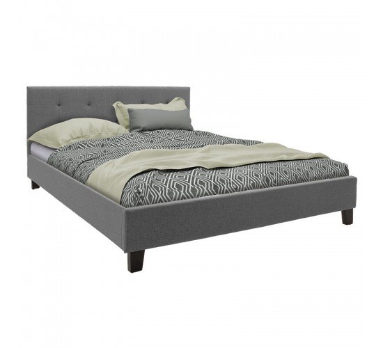 Κρεβάτι Mago διπλό ύφασμα γκρι 160x200εκ Υλικό: FABRIC 100% POLYESTER - PLYWOOD - HARDWOOD 006-000042 Κρεβάτι Mago διπλό ύφασμα γκρι 160x200εκ Υλικό: FABRIC 100% POLYESTER - PLYWOOD - HARDWOOD 006-000042