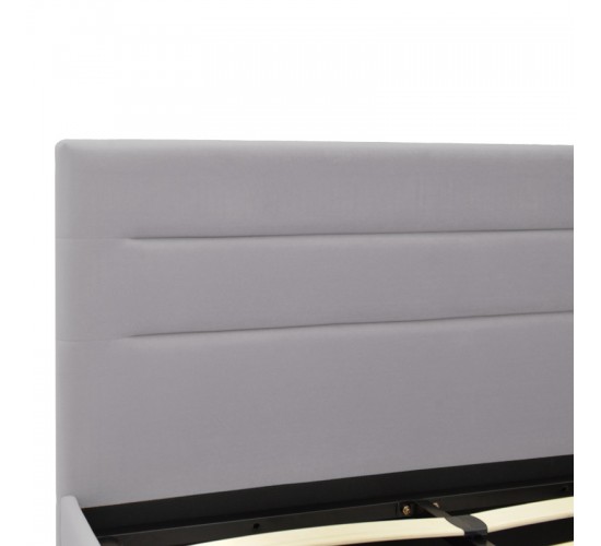 Κρεβάτι Molito βελούδο σε γκρι απόχρωση με αποθηκευτικό χώρο120x200εκ Υλικό: velvet 006-000056