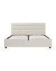 Κρεβάτι Molito βελούδο σε εκρού απόχρωση με αποθηκευτικό χώρο150x200εκ Υλικό: velvet 006-000061