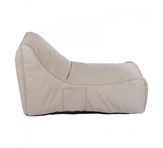 Πουφ ξαπλώστρα Otenda αδιάβροχο σε μπεζ απόχρωση 67x110x65εκ Υλικό: 100%  POLYESTER - INSIDE 100%  POLYRETHANE 020-000013