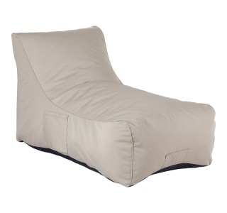 Πουφ ξαπλώστρα επαγγελματικό Otenda αδιάβροχο σε μπεζ απόχρωση 67x110x65εκ Υλικό: 100%  POLYESTER - INSIDE 100%  POLYURETHANE 020-000013