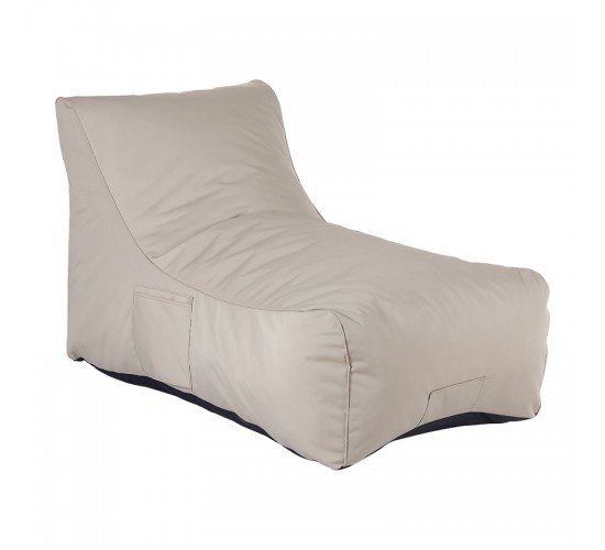 Πουφ ξαπλώστρα Otenda αδιάβροχο σε μπεζ απόχρωση 67x110x65εκ Υλικό: 100%  POLYESTER - INSIDE 100%  POLYRETHANE 020-000013