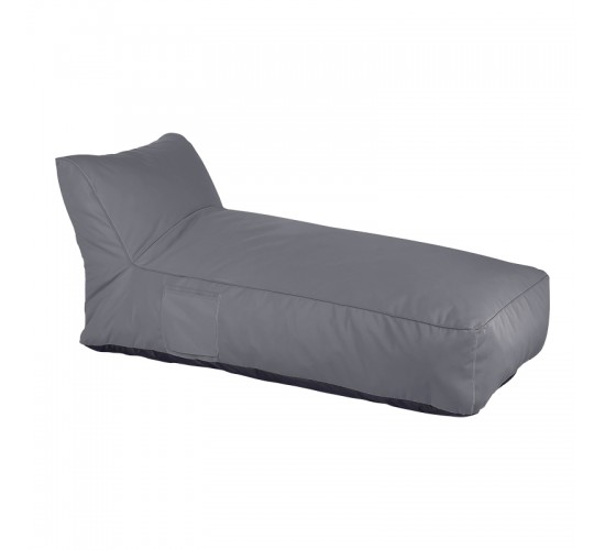 Πουφ ξαπλώστρα Telena αδιάβροχο σε ανθρακί απόχρωση 70x150x65εκ Υλικό: 100%  POLYESTER - INSIDE 100%  POLYRETHANE 020-000017
