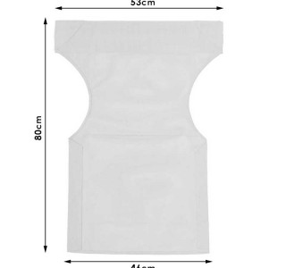 Διάτρητο πανί επαγγελματικό πυκνότητας 2x1 για πολυθρόνα σκηνοθέτη χρώματος μπεζ-εκρού Υλικό: PVC 022-000022