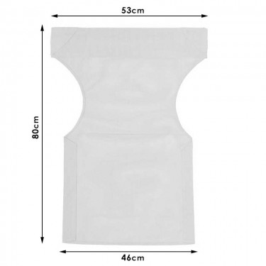 Διάτρητο πανί επαγγελματικό πυκνότητας 2x1 για πολυθρόνα σκηνοθέτη χρώματος μπεζ-εκρού Υλικό: PVC 022-000022