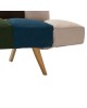 Καναπές - κρεβάτι 3θέσιος Freddo με ύφασμα πολύχρωμο 182x81x84εκ Υλικό: FABRIC METAL 024-000011
