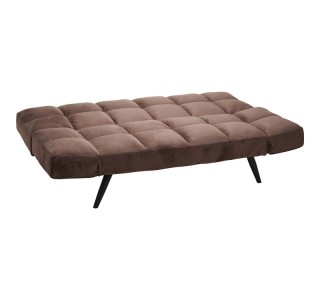 Καναπές - κρεβάτι 3θέσιος Freddo βελούδο καφέ 181x81x86εκ Υλικό: VELVET -PLYWOOD 024-000049
