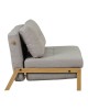 Πολυθρόνα-κρεβάτι Fancy ύφασμα σε μπεζ απόχρωση με φυσικό πόδι 95x98x70εκ Υλικό: FABRIC - FOAM - METAL FRAME - METAL LEGS 024-000052