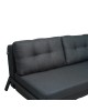 Καναπές 2θέσιος-κρεβάτι Fancy ύφασμα σε ανθρακί απόχρωση με μαύρο πόδι 150x92x77εκ Υλικό: FABRIC - FOAM - METAL FRAME - METAL LEGS 024-000054