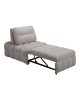 Πολυθρόνα-κρεβάτι Jelica γκρι-μπεζ ύφασμα 88x110x86εκ Υλικό: FOAM - METAL FRAME - METAL LEGS - SPONGE - POLIFIBER FABRIC - PLYWOOD 024-000057