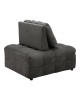 Πολυθρόνα-κρεβάτι Jelica γκρι ύφασμα 88x110x86εκ Υλικό: FOAM - METAL FRAME - METAL LEGS - SPONGE - POLIFIBER FABRIC - PLYWOOD 024-000058