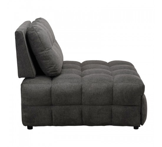 Πολυθρόνα-κρεβάτι Jelica γκρι ύφασμα 88x110x86εκ Υλικό: FOAM - METAL FRAME - METAL LEGS - SPONGE - POLIFIBER FABRIC - PLYWOOD 024-000058