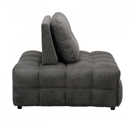 Πολυθρόνα-κρεβάτι Jelica γκρι ύφασμα 88x110x86εκ Υλικό: FOAM - METAL FRAME - METAL LEGS - SPONGE - POLIFIBER FABRIC - PLYWOOD 024-000058