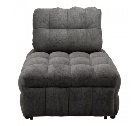 Πολυθρόνα-κρεβάτι Jelica γκρι ύφασμα 88x110x86εκ Υλικό: FOAM - METAL FRAME - METAL LEGS - SPONGE - POLIFIBER FABRIC - PLYWOOD 024-000058