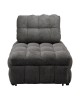 Πολυθρόνα-κρεβάτι Jelica γκρι ύφασμα 88x110x86εκ Υλικό: FOAM - METAL FRAME - METAL LEGS - SPONGE - POLIFIBER FABRIC - PLYWOOD 024-000058